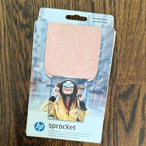 HP Sprocket Blush Photo Printer